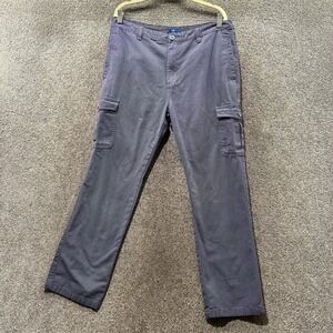 Cotton Traders Cargo Pants Men 36‎ Gray Straight Leg Cotton Casual Utility Y2k